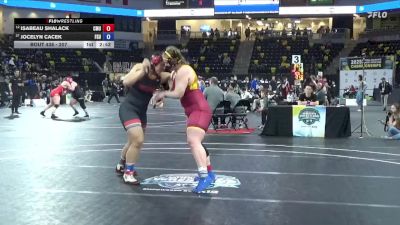 207 lbs Cons. Round 2 - Jocelyn Cacek, Frostburg State vs Isabeau Shalack, Colorado Mesa University