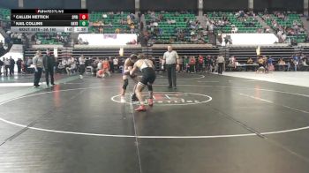 5A 165 lbs Quarterfinal - Kail Collins, Hayden vs Callen Hettich, Springville