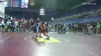 100 lbs Consi Of 16 #2 - Kaleb Ambrose, New Jersey vs Kaiden Triche, Louisiana