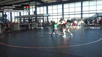 152-167 lbs Round 1 - Lizzie Eaton, Cedar Rapids Kennedy vs Cayla Stricker, Lisbon