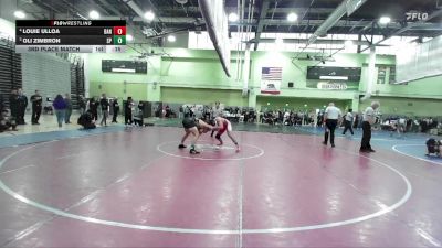 157 lbs 3rd Place Match - Louie Ulloa, BANNING vs Oli Zimbron, SAN PEDRO