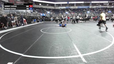 115 lbs Semifinal - Jeremy Carver, Contenders Wrestling Academy vs Roman Tuttle, Wtc