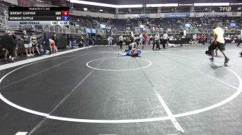 115 lbs Semifinal - Jeremy Carver, Contenders Wrestling Academy vs Roman Tuttle, Wtc