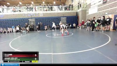 126 lbs Semifinal - Moses Kelley, Bulldog Wrestling Club vs Ty Cobb, Weiser