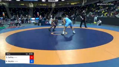 92 kg Quarterfinal - Cameron Caffey, Michigan Wrestling CLub vs Scottie Boykin, TMWC/ Spartan Combat RTC