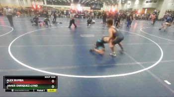 126 lbs Cons. Round 3 - Alex Bumba, IA vs Javier Enriquez-Lynd, IL