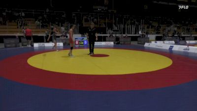 50kg Quarterfinal - Madison MacKenzie, Burnaby Mountain Wrestling Club vs Laurence Lescadre, Brock WC