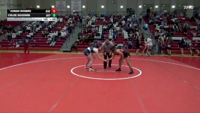 145 lbs Cons. Round 1 - Joniah Rogers, Hewitt-Trussville vs Chloe Goodwin, Enterprise HS