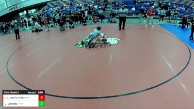 14U Boys - 88 lbs Cons. Round 4 - Joseph Colardo, Top Flight Wrestling Academy vs Chase VanPortfliet, Michigan Premier WC