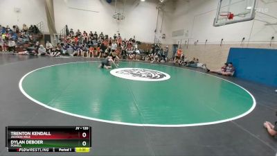 120 lbs Quarterfinal - Trenton Kendall, Jackson Hole vs Dylan DeBoer, Powell