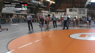 113 lbs Quarterfinal - Matthew Pagan, Cordoba Trained vs Luke Richards, Raw