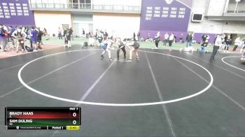 160 lbs Cons. Round 2 - Sam Duling, KS vs Brady Haas, IL