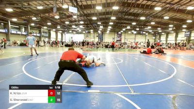 138 lbs Rr Rnd 2 - Kolya Krisa, Journeymen Wrestling Blue vs Gage Sherwood, Eastside Ice