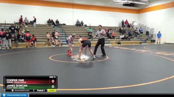 JV Boys-10 lbs Round 5 - Cooper Fair, Prairie, Cedar Rapids vs James Duncan, Clear Creek-Amana