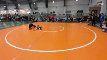 38-42 lbs Round 1 - Ezio Moreno, Team Xtreme Wrestling vs Nevaeh Martinez, Wesley Club Wrestling