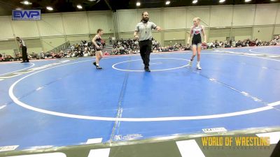 75 lbs Semifinal - Emy Rice, OK Supergirls Black vs BlakeLee Smith, Sisters On The Mat Black