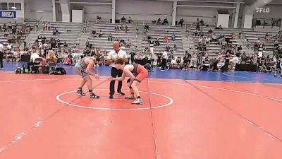 132 lbs Rr Rnd 2 - Landon Logan, Combat Athletics - HSB vs Bryce Kutz, Liberty High School - HSB