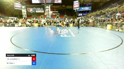 165 lbs Rnd Of 64 - Griffin Lundeen, MN vs Michael Cain, IN