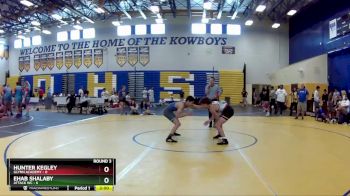 126 lbs Round 3 (8 Team) - Hunter Kegley, Glynn Academy vs Ehab Shalaby, Attack WC