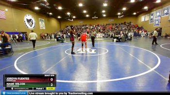 132 lbs Cons. Round 2 - Jordyn Fuentes, Firebaugh vs Nasir Wilcox, Independence