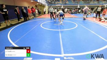 119 lbs Consi Of 4 - Jaxon Truitt, Owasso vs Noah Kinion, Dark Cloud Wrestling Club