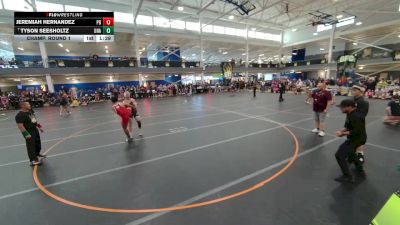 165 lbs Champ. Round 1 - Tyson Seesholtz, Unattached vs Jeremiah Hernandez, Unattached