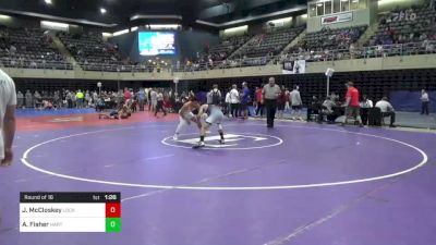 150 lbs Round Of 16 - Justin McCloskey, Lock Haven, PA vs Anthony Fisher, Hartkey, DE