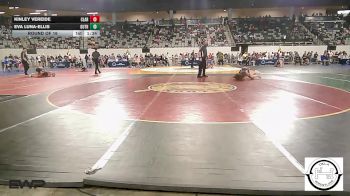 133 lbs Round Of 16 - Kinley Vereide, Claremore Wrestling Club vs Eva Luna-Ellis, Guthrie