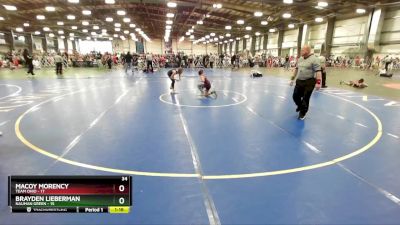 76 lbs Rd# 6- 9:00am Saturday Final Pool - Brayden Lieberman, Nauman Green vs Macoy Morency, Team Ohio