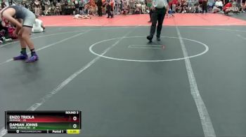 160 lbs Round 3 (10 Team) - Damian Johns, Terps Xpress MS vs ENZO TRIOLA, RedNose