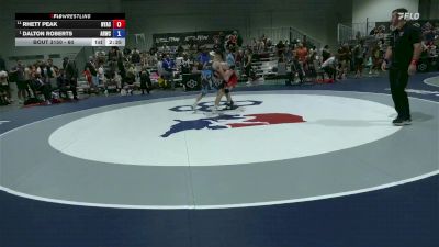 60 lbs Cons. Round 3 - Rhett Peak, NYAC vs Dalton Roberts, Army (WCAP)