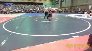 46 lbs Consi Of 8 #1 - Cameron Meredith, Red Star Wrestling Academy vs Syliss Scribner, Predators Wrestling Club