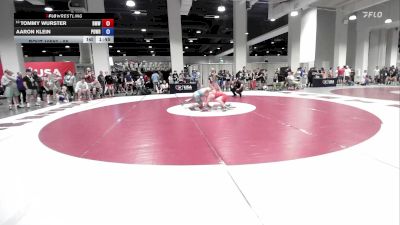 55 lbs Cons. Round 2 - Tommy Wurster, Beast Mode Wrestling vs Aaron Klein, Poway Wrestling