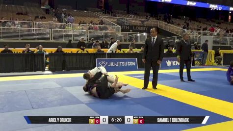 Samuel F Colenback vs Ariel Y Druker 2025 Pan Jiu Jitsu IBJJF Championship