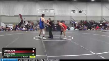 195 lbs Placement Matches (8 Team) - Jersey Robb, Oklahoma Blue vs Ryan Rambo, Wisconsin