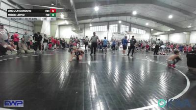 70-74 lbs Final - Lincoln Sanders, Team Tulsa Wrestling Club vs Moxx Lopez, Proving Grounds Wrestling