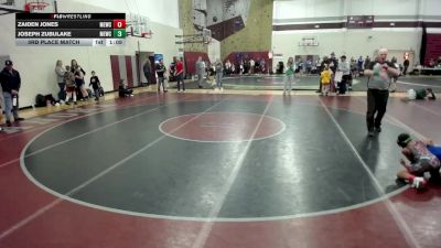 71 lbs 3rd Place Match - Zaiden Jones, MN Elite Wrestling Club vs Joseph Zubulake, MN Elite Wrestling Club