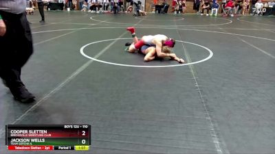 110 lbs Round 4 - Jackson Wells, Team Gotcha IL vs Cooper Sletten, Brecksville Wrestling Club