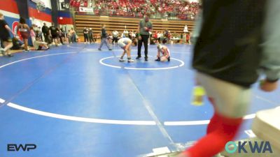 80 lbs Rr Rnd 2 - Hunter Wisdom, Caney Valley Wrestling vs Asa Mccann, Collinsville Cardinal Youth Wrestling