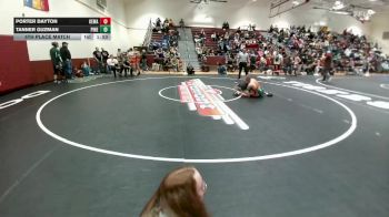 132 lbs 5th Place Match - Tanner Guzman, Pinedale vs Porter Dayton, Kelly Walsh