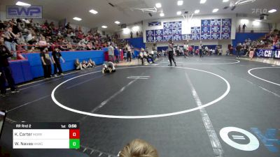 Rr Rnd 2 - Kayden Carter, Morrison Takedown Club vs Wilson Navas, Henryetta Knights Wrestling Club