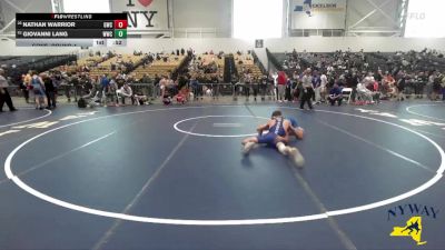 145 lbs Cons. Round 4 - Nathan Warrior, Gowanda Wrestling Club vs Giovanni Lang, Whitesboro Wrestling Club