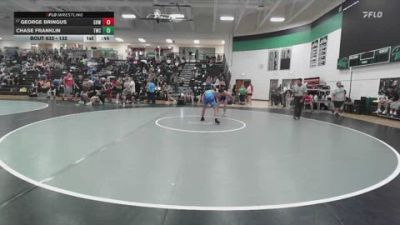 132 lbs Cons. Round 4 - George Bringus, Greater Heights Wrestling vs Chase Franklin, Thorn Wrestling Club