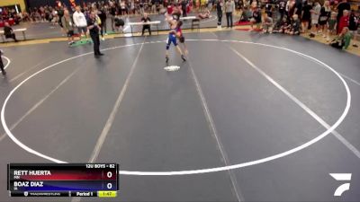 82 lbs 1st Place Match - Rett Huerta, MN vs Boaz Diaz, IA