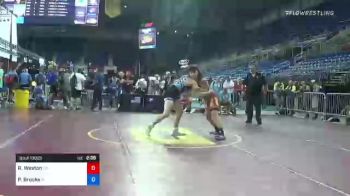 160 lbs Consi Of 8 #1 - Robert Weston, Georgia vs Payton Brooks, Idaho