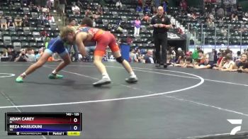 125 lbs 1st Place Match - Adam Carey, IA vs Reza Massjouni, VA