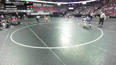 D3-138 lbs Quarterfinal - Wyatt Unser, Glenwood City vs Grant Klimek, Independence/Gilm.