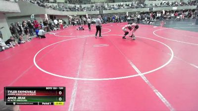 120 lbs Cons. Round 2 - Amos Jirak, DC Elite Wrestling vs Tyler Faymoville, Askren Wrestling Academy