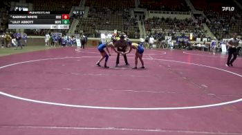 1-5A 114 Cons. Semi - Lilly Abbott, Montgomery Catholic Prep School vs Sadirah White, Beauregard HS