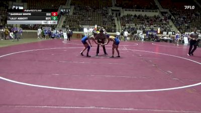 1-5A 114 Cons. Semi - Lilly Abbott, Montgomery Catholic Prep School vs Sadirah White, Beauregard HS